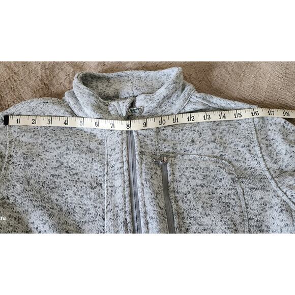 Andrew Marc New York Fleece Zip up Performence Marled Sweater with pockets W Med - Picture 3 of 11